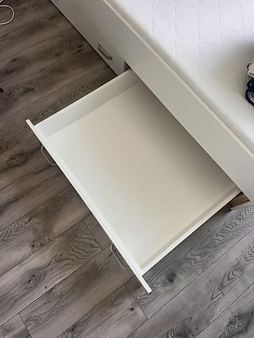 čile trenerka: Jednokrevetni krevet sa fiokama + dušek - Moderan, minimalistički — 8