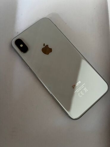 телефон айфон 6с: IPhone X, Б/у, 256 ГБ, Белый, Чехол, 90 %