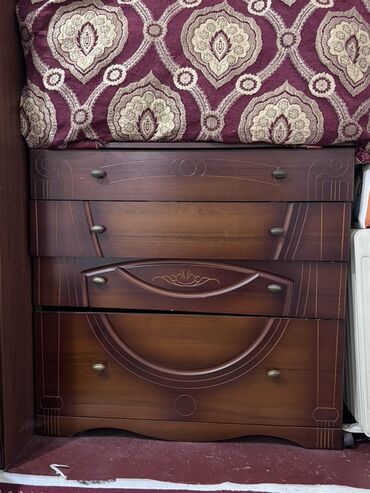 Спальные гарнитуры: Спальный гарнитур, Двуспальная кровать, Дерево, цвет - Коричневый — 7