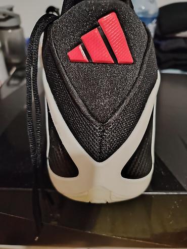 nike comand: Adidas Anthony Edvards muške košarkaške patike – crno/belo izdanje — 4