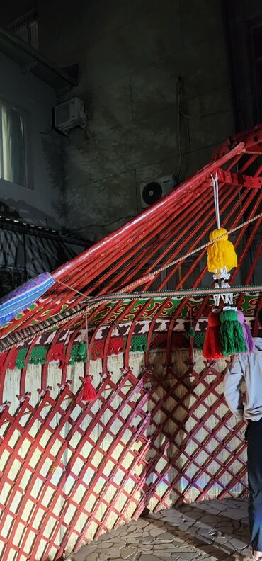 Аренда юрт: Аренда юрты, Каркас Деревянный, 85 баш, Стулья, Казан, С полом — 7