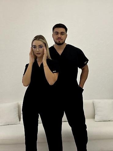 набор одежды: Медицинский комплект (верх + брюки) - Унисекс/женские вариации — 10