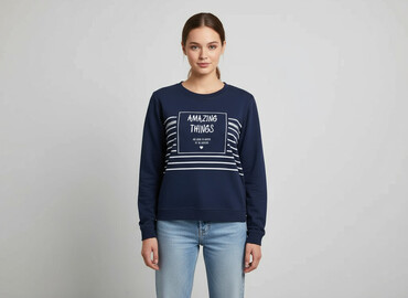 t shirty prodigy: Women`s sweatshirt, size S