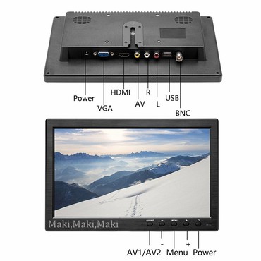 Auto oprema: Monitor 10.1 inča - Video nadzor - TV - Auto Multimedija Podržava MP5 — 3