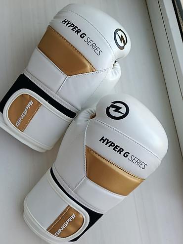 Перчатки: Боксерские перчатки GINGPAI Hyper G Series - Цвет: белый с — 5