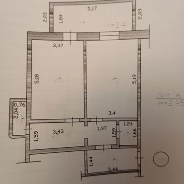 Продажа квартир: 2 комнаты, 77 м², Индивидуалка, 1 этаж