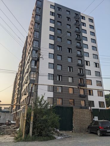 элитный дом ош: 1 комната, 64 м², Элитка, 10 этаж, ПСО (под самоотделку)