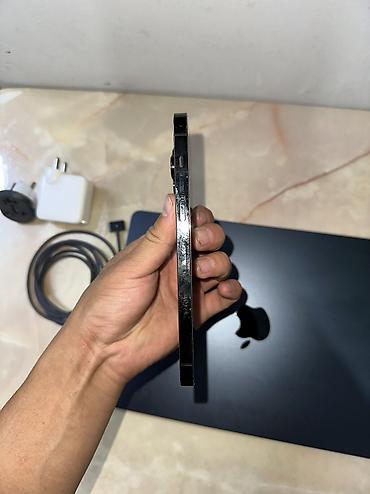 macbook 14: IPhone 14 Pro Max, Б/у, 128 ГБ, Черный, Защитное стекло, Чехол, 100 % — 5