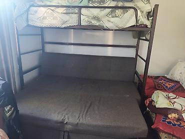 bunk bed: Двухъярусная кровать, Б/у, Складная — 2