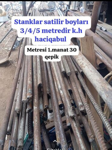 brus taxta: Müxtəlif ölçülü stanklar satılır. Uzunluqları 3, 4 və 5 metrdir