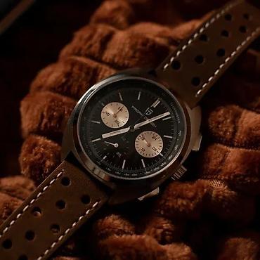 Ručni satovi: PAGANI DESIGN PD-1782 - 39mm - Crna/Koža Potpuno nov muški sat PAGANI — 1