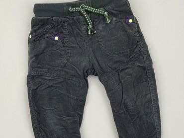 Baby material trousers, 9-12 months, 74-80 cm, Cool Club, condition - Good