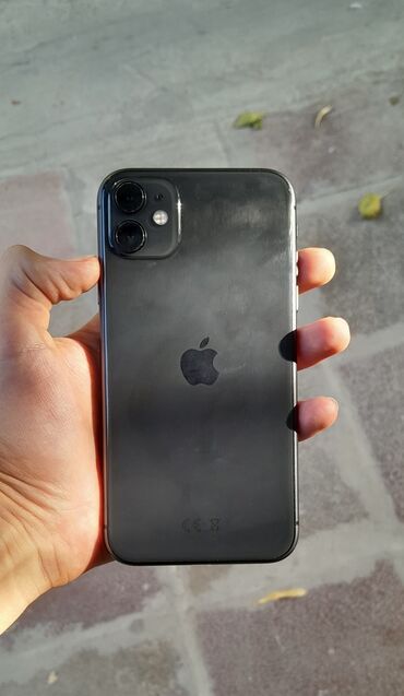 ayfon 11 işlenmiş: IPhone 11, 64 GB, Qara, Face ID