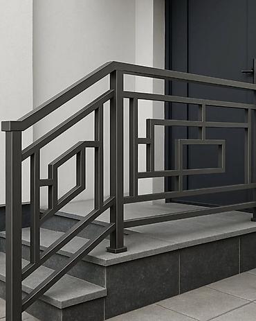 Готовые перила: Готовые перила, Материал: Металл, Для лестницы — 1