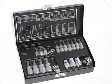 Setovi ručnog alata: Set bitova i nasadnih ključeva u koferu – Torx, imbus i Ribe (E) — 2