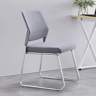 Другая мебель: Сетчатый стул с хромированными ножками, мягким сиденьем и спинкой из — 3