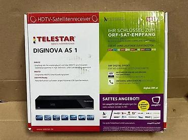 Pojačala i prijemnici: Telestar Diginova AS 1 – HDTV satelitski risiver (ORF Digital Direkt — 2