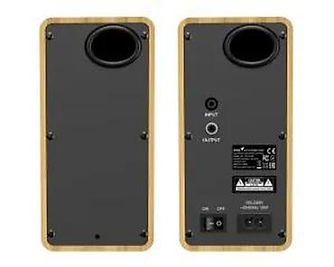 Zvučnici, slušalice i mikrofoni: Drvene stereo multimedijalne zvučnike – kompaktni desktop set - — 14