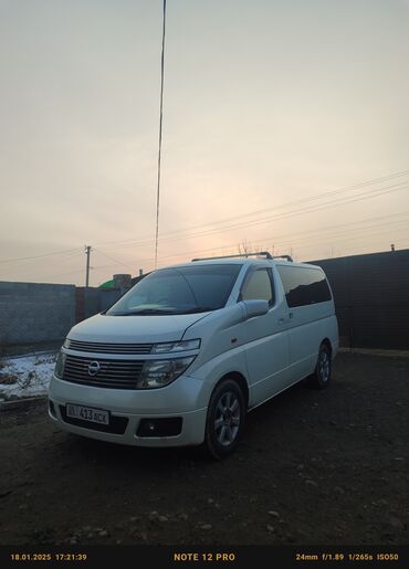 Nissan: Nissan Elgrand: 2003 г., 3.5 л, Автомат, Газ, Минивэн