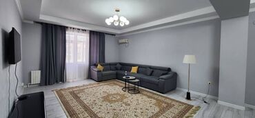 квартира ош на ноч: 3 бөлмө, 146 кв. м, Элитка, 2 кабат, Евроремонт