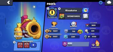 Маски, очки: Brawl Stars hesabı – Kissakatze - Oyun: Brawl Stars - Profil etiketi