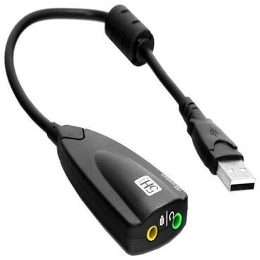 Другие аксессуары для компьютеров и ноутбуков: Внешняя звуковая карта USB - аудио адаптер USB. Модель: 5H V2