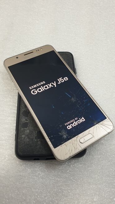 купить samsung a5: Samsung Galaxy J5 2016, Колдонулган, 16 ГБ, түсү - Алтын, 2 SIM
