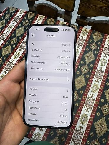 i̇pone 14: IPhone 14 Pro, 256 GB, Jet Black — 7