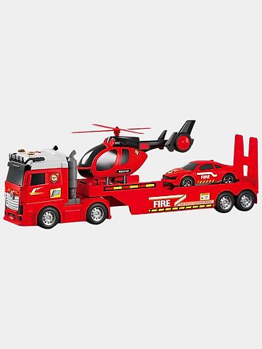 toys: 🔥 Набор игрушек: ГРУЗОВИК + ВЕРТОЛЁТ + МАШИНА 🚒 Пожарная техника | — 3
