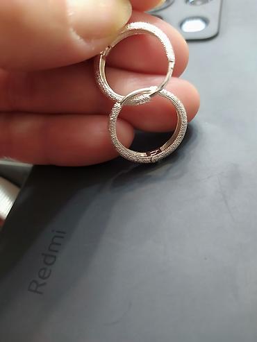 Серебряные серьги: Серебряные серьги, Проба 925, Бирюза, Женские, Б/у — 24
