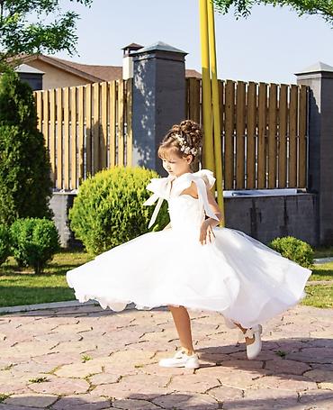 пошив детской одежды: Нарядные детские платья для праздников и фотосессий. - возраст : 4-5 — 7