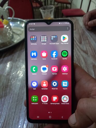 telefonlar mingəçevir: Samsung Galaxy A13, 64 GB, rəng - Qırmızı, Barmaq izi