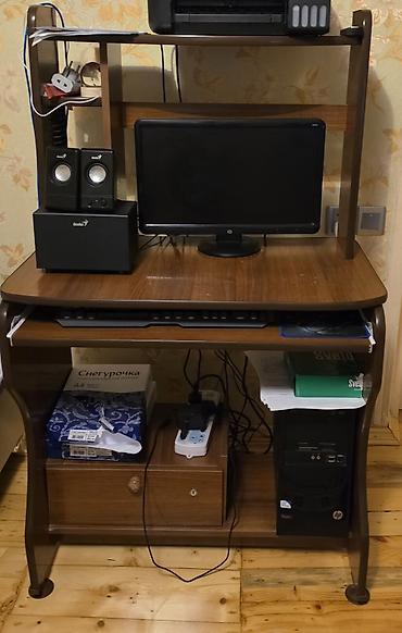 4k monitor: HP Masaüstü kompüter - hər şey daxildir Monitor, sistem bloku, mouse — 4