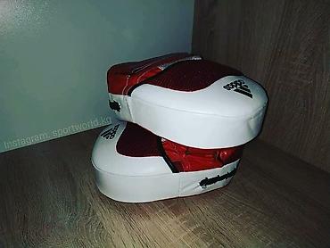 Перчатки: Боксерская лапа - ADIDAS Материал изготовления: натуральная 100% кожа — 9