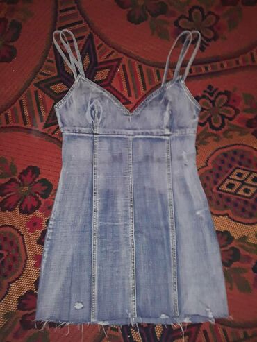 джинсовый комбинезон: Повседневное платье