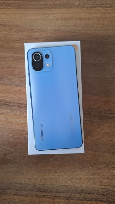 Xiaomi, Mi 11 Lite, Б/у, 128 ГБ, цвет - Голубой, 2 SIM