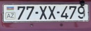 Чайники: Avtomobil dövlət nömrə nişanı. Bu nişan "77-XX-479" seriya özəl olaraq