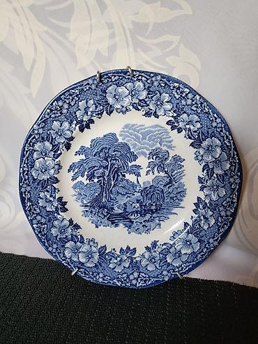 Ostali antikviteti: Engleski tanjir za na zid Wedgwood iz 70ih. Engleski tanjir za na — 1