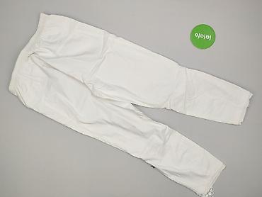 biale mom fit: Spodnie 3/4 damskie, rozmiar S — 3
