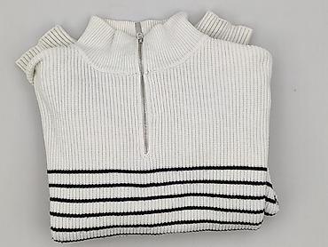 sweter w paski mango: MNG, Sweter damski, rozmiar L — 7