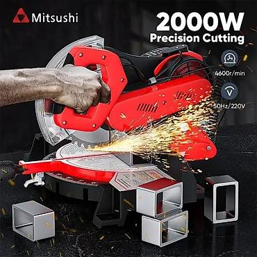 45 derece kesen: Mitsushi 2000W Gön Dəzgahı (Künc Kəsən) – dəqiq və güclü kəsim üçün - — 2