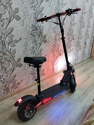Электротранспорт: Elektrik skuter – oturacaqlı, güclu işıqlandırma və iri təkərlər — 2
