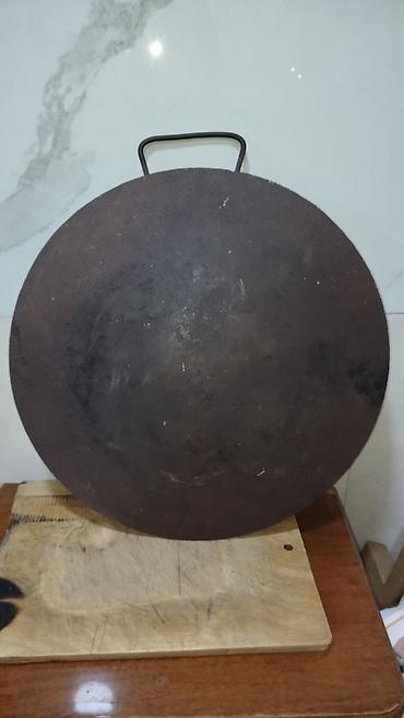 Dəmir saca bənzər dairəvi bişirmə lövhəsi - Material: qalın
