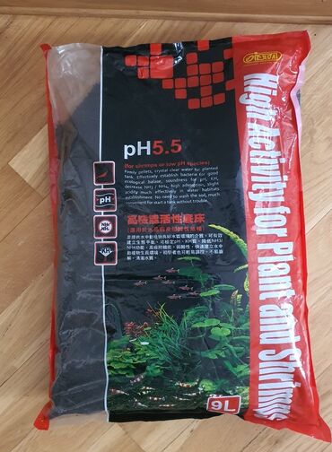 сухой корм для собак: ISTA Soil ph5.5 для креветок Каридин. В пачке 9 литров. Одна пачка