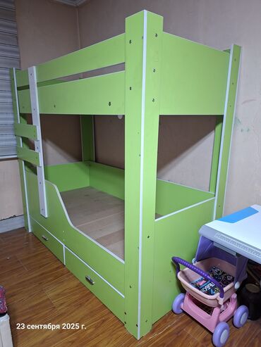 детские двухъярусные кровати фото: Балдар үчүн эки ярустуу, Колдонулган, ЛДСП, түсү - Жашыл