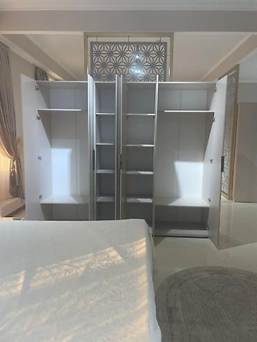 Спальные гарнитуры: Спальный гарнитур, Двуспальная кровать, цвет - Серый — 11