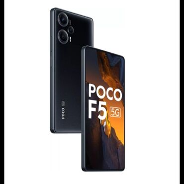 хороший телефон: Poco F5, Б/у, 256 ГБ, цвет - Черный, 2 SIM
