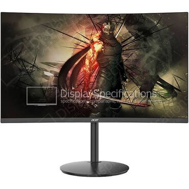 мониторы поворотный экран (pivot): Монитор, Acer, Новый, LED, 27" - 28"