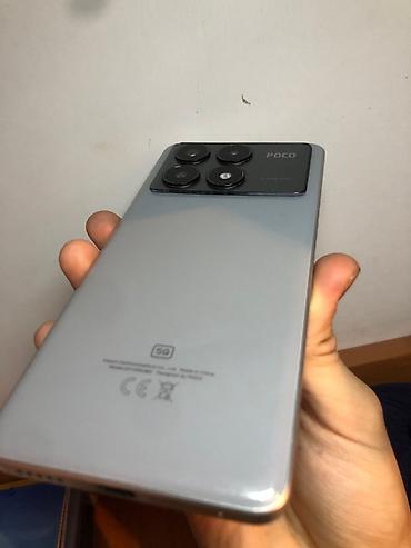 умные часы с сим картой для взрослых: Poco X6 Pro, Б/у, 512 ГБ, цвет - Серый — 1