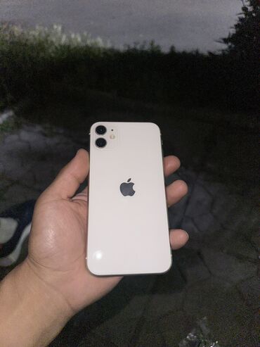 купить iphone 11 бу: IPhone 11, Б/у, 64 ГБ, Белый, Кабель, 76 %